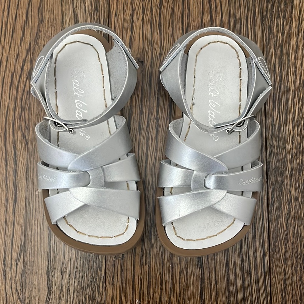 Silver Salt Water Sandals